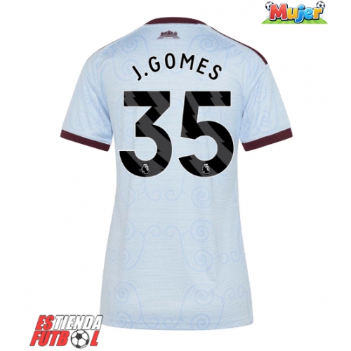 Aston Villa Joao Gomes #35 Tercera Equipación Mujer 2026-27 Manga Corta